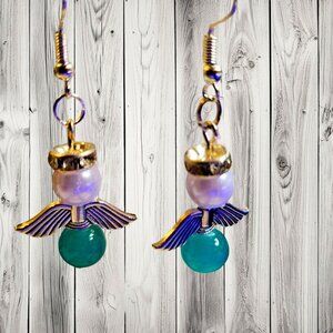Turquoise Angel earrings